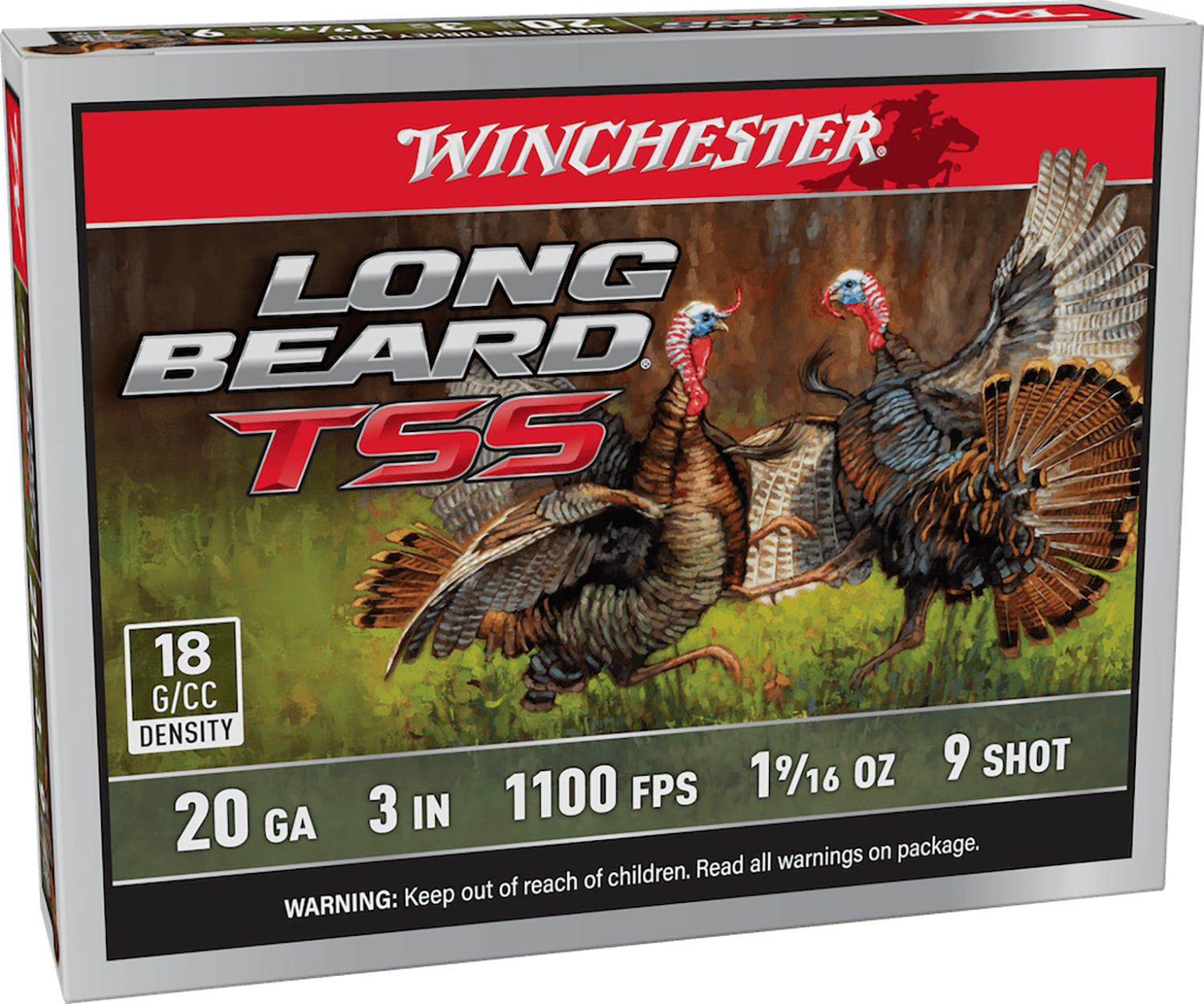 Winchester Long Beard TSS 20 Gauge #9 Turkey Shotshell (5 Rd)