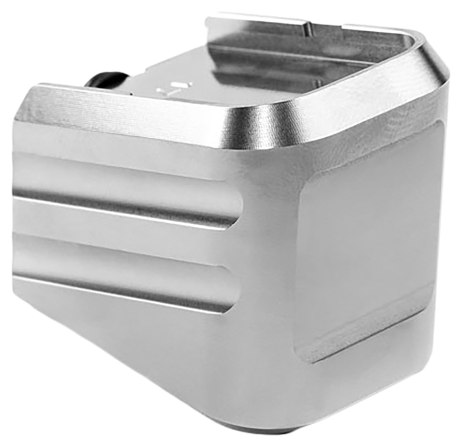 Cross Armory CRG+0MEG17SV Silver Aluminum Magazine Extension Glock 17/22/31 - Cross Machine Tool Company