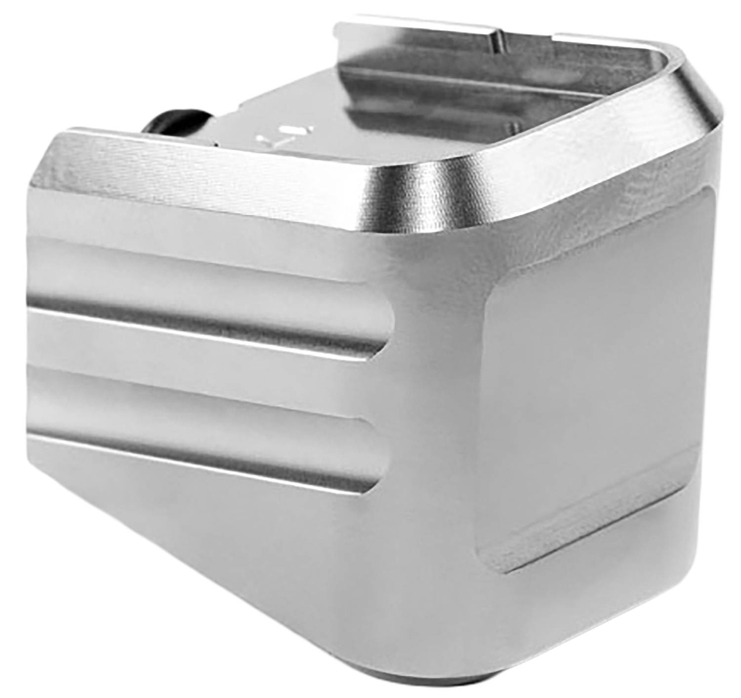 Cross Armory CRG+0MEG19SV Silver Aluminum Magazine Extension Glock 19/23/32