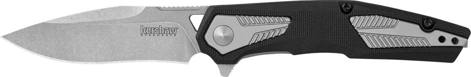 Kershaw 1390 Tremolo Stonewash 3.125" SpeedSafe Knife with Flipper