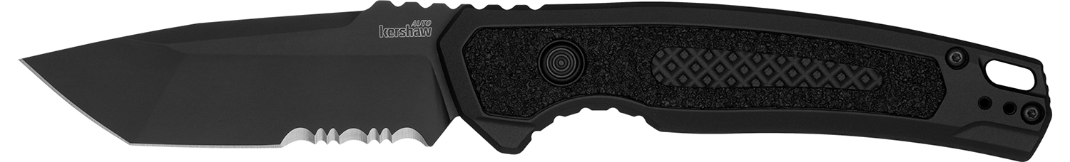 Kershaw 7105 Launch 16 Automatic 3.45" Folding Tanto Part Serrated... - Kershaw - TANTO