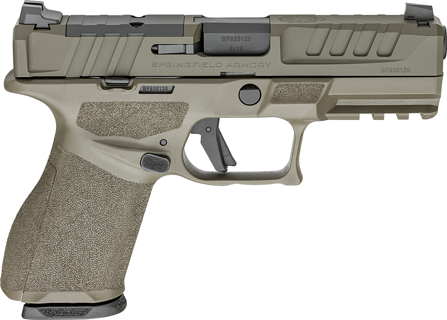 Springfield Armory EC9409GLC-U Echelon 9mm Pistol 10+1 OD Green - Springfield Armory - 9mm