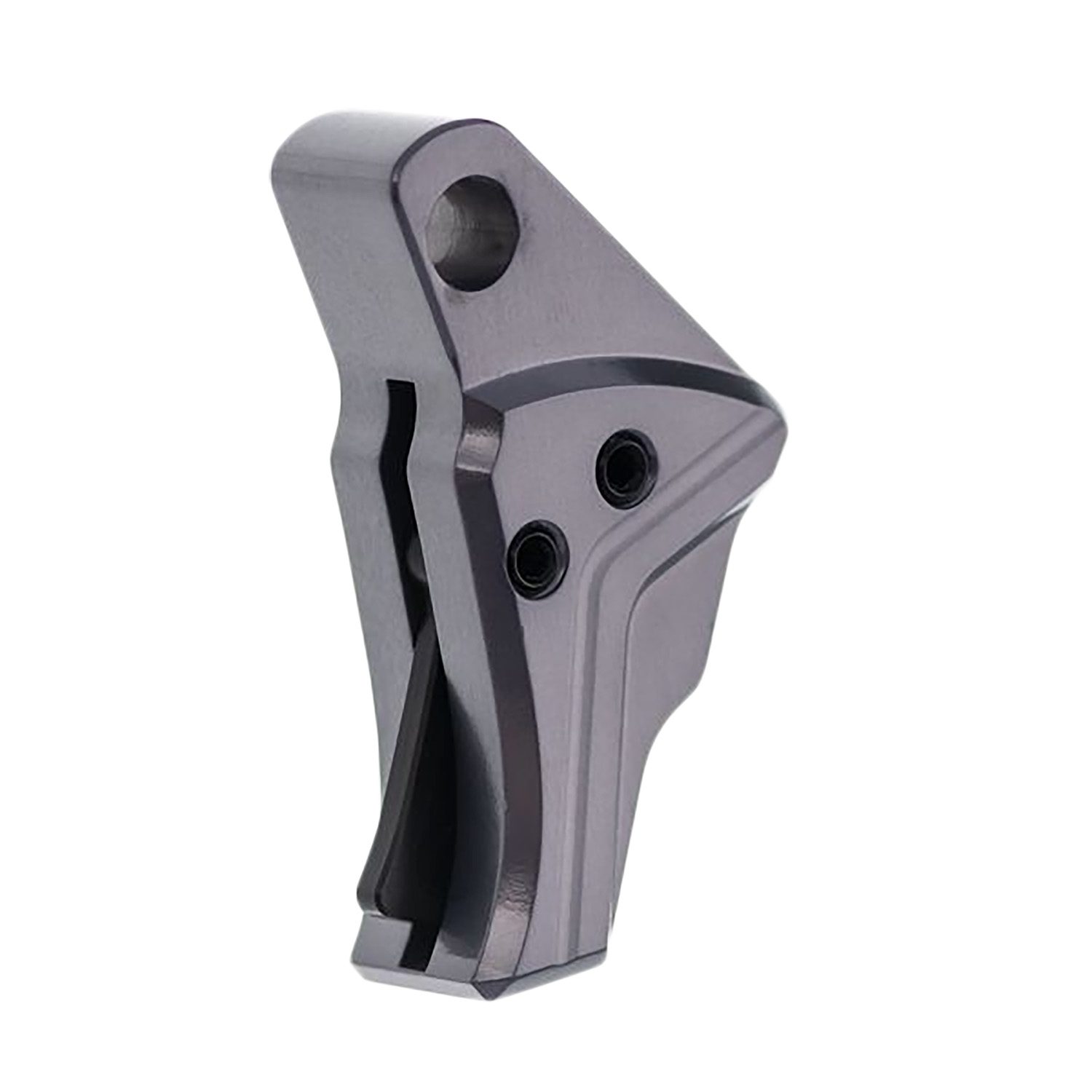 Tyrant CNC TDGTRIG5GREYBLACK I.T.T.S Aluminum Trigger Grey/Black Gen5 Glock