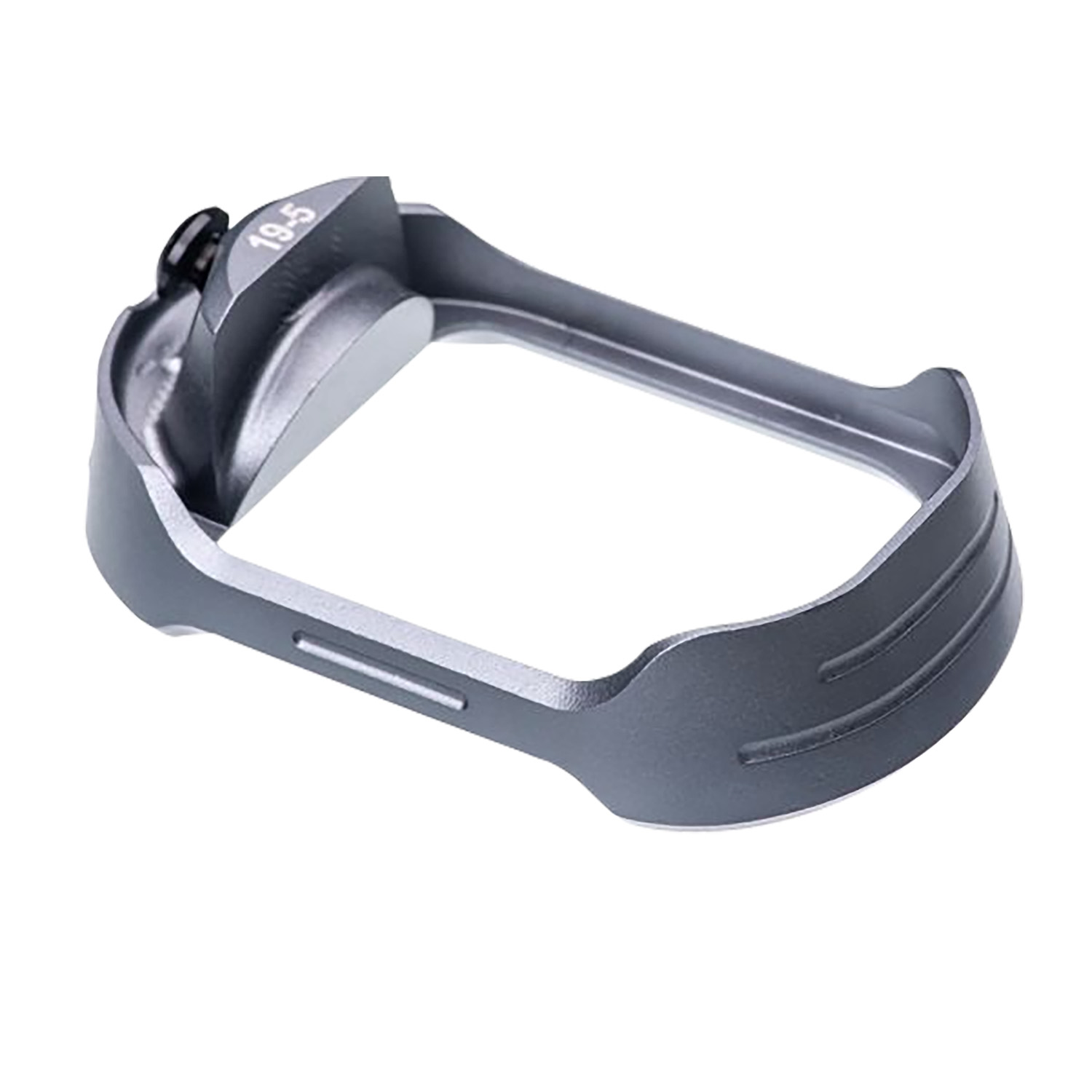 Tyrant CNC TDG19G5MWGREYBLKSCREW Glock 19 Gen 5 Grey Aluminum Magwell - Tyrant CNC