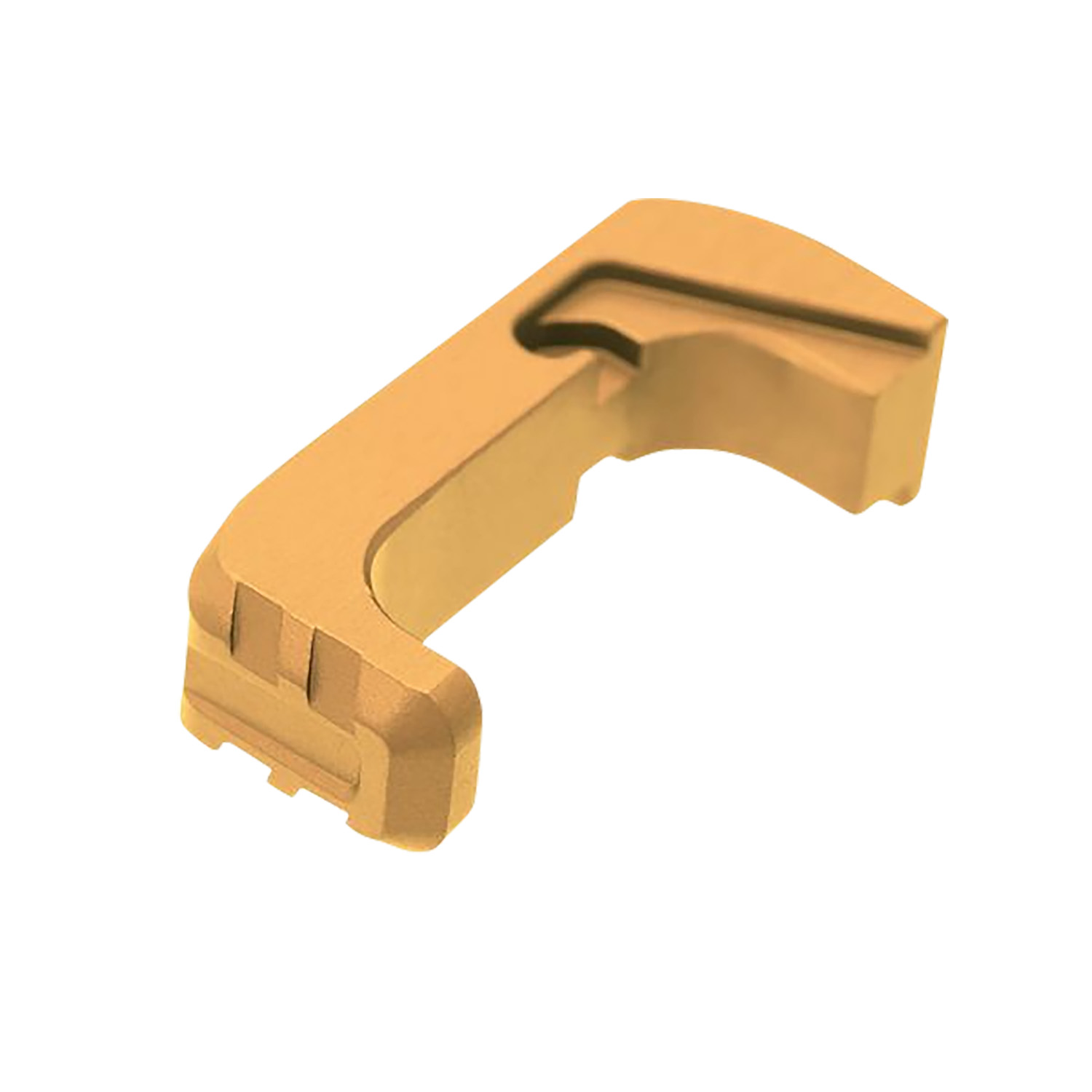 Tyrant CNC TD43X48EGLD Gold Aluminum Extended Mag Release Glock 43x/48