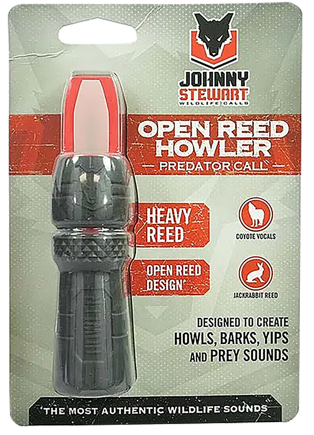 Johnny Stewart Open Reed Howler Predator Mouth Call
