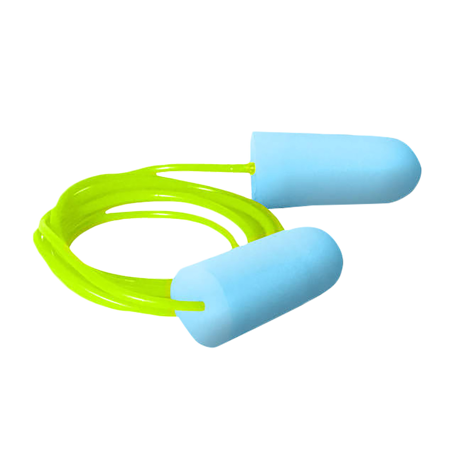 Radians FP75BBP3 Prohibitor Earplugs Foam In The Ear Lime Green/Light Blue