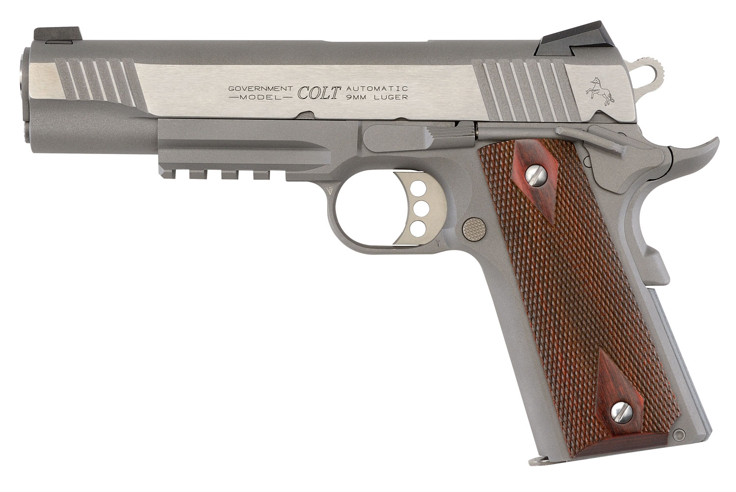 COLT 1911 GOVT COMPETITION STAINLESS 9MM 127MM