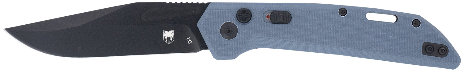 Cobratec NAJA CTNAJSLGRY 3.5" D2 Slate Grey Auto Knife