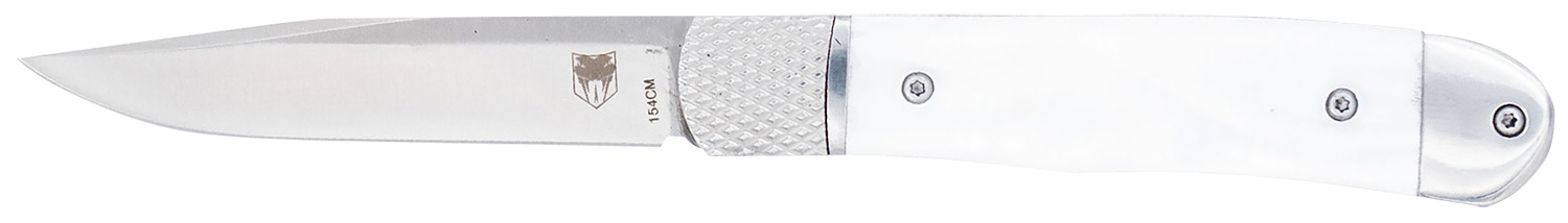 COBRA CTTHRWTABA154CM TRAPPER HIDDEN RLS WHT ABALN