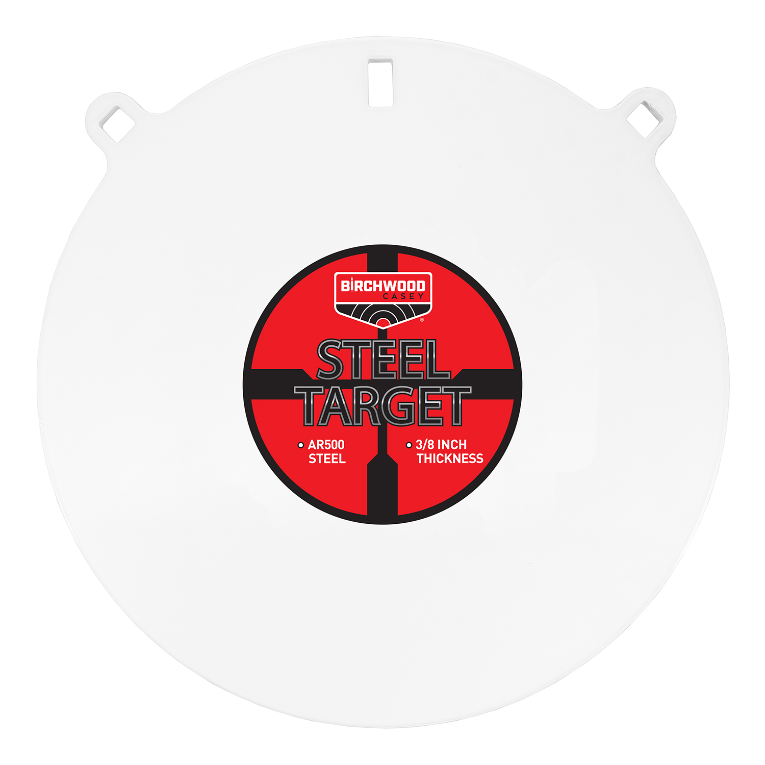 Birchwood Casey BC-RND15-38 15" AR500 Steel Target 3/8" Round Gong - Birchwood Casey