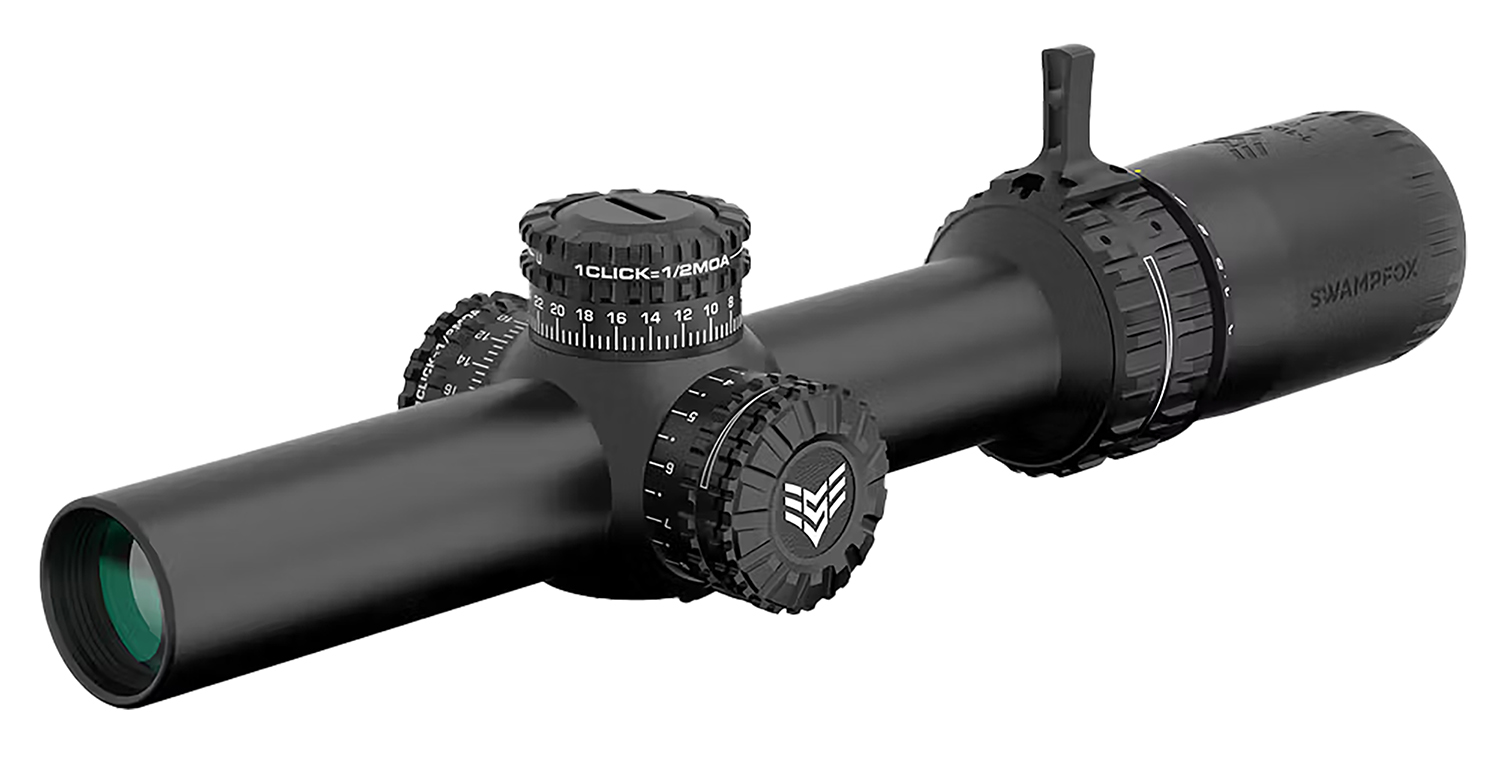 Swampfox Arrowhead ARH16241GM 1-6x24mm SFP IR 30mm Tube Guerrilla Dot MOA Green Reticle Riflescope