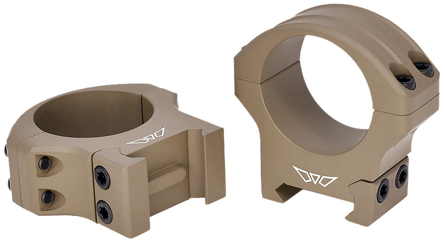 Warne 8514DE Hyperlite Scope Rings Dark Earth 30mm Medium - Warne - 30MM