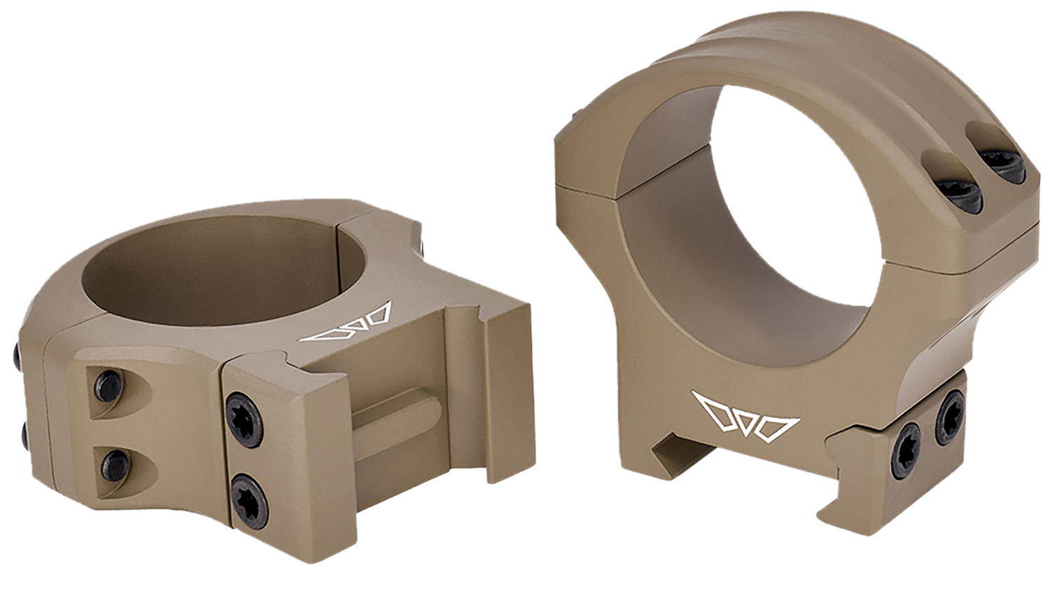 Warne 8521DE Hyperlite Scope Rings Dark Earth 34mm Medium - Warne - 34MM