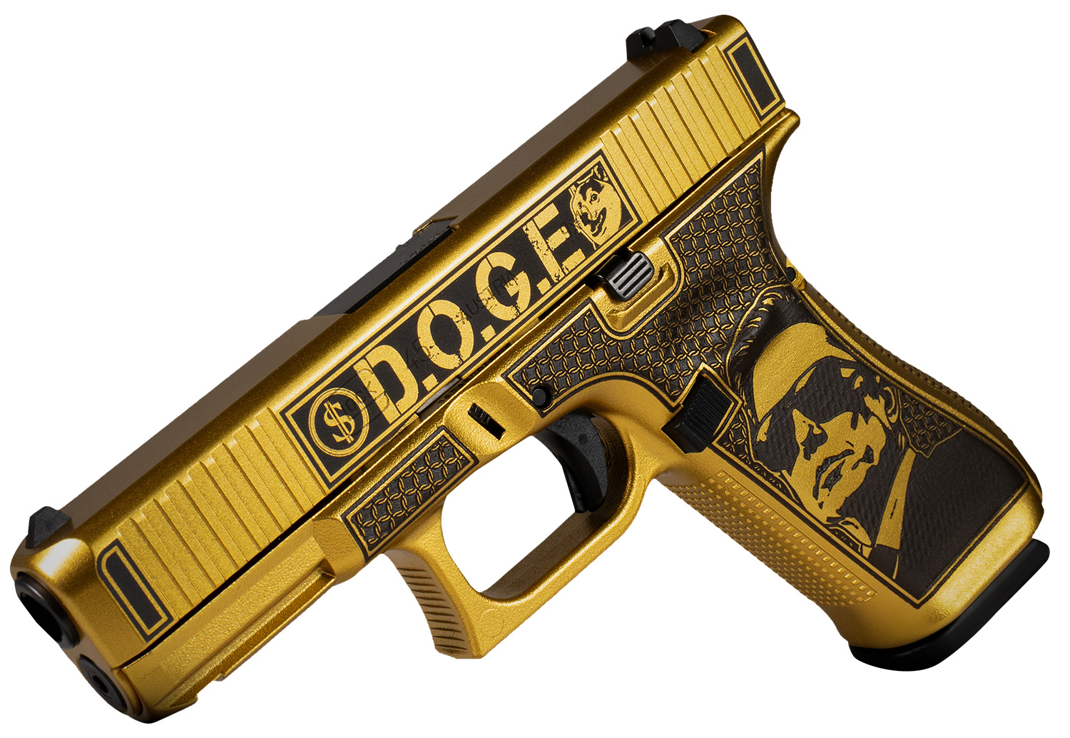 Glock 47 MOS 9mm Gold D.O.G.E. Cerakote Pistol – Remarkable 9mm Handgun 2 Glock 47 MOS 9mm Gold D.O.G.E. Cerakote Pistol – Remarkable 9mm Handgun - Image 2