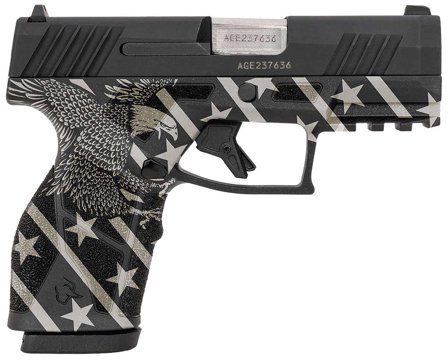 Taurus GX2 9mm Luger 3.38" 10+1 Stainless Steel Barrel Eagle Stars & Str... - Taurus - 9mm