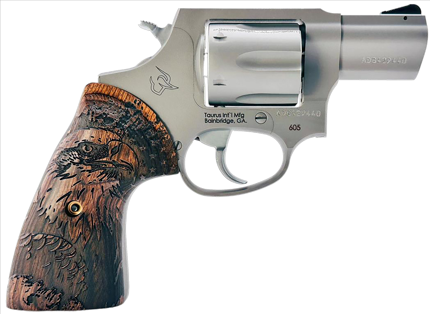 Taurus 2-605029-US2 .357MAG 2" Barrel 5RD Stainless Eagle Grip Revolver - Taurus - 357 Magnum | 38 Special