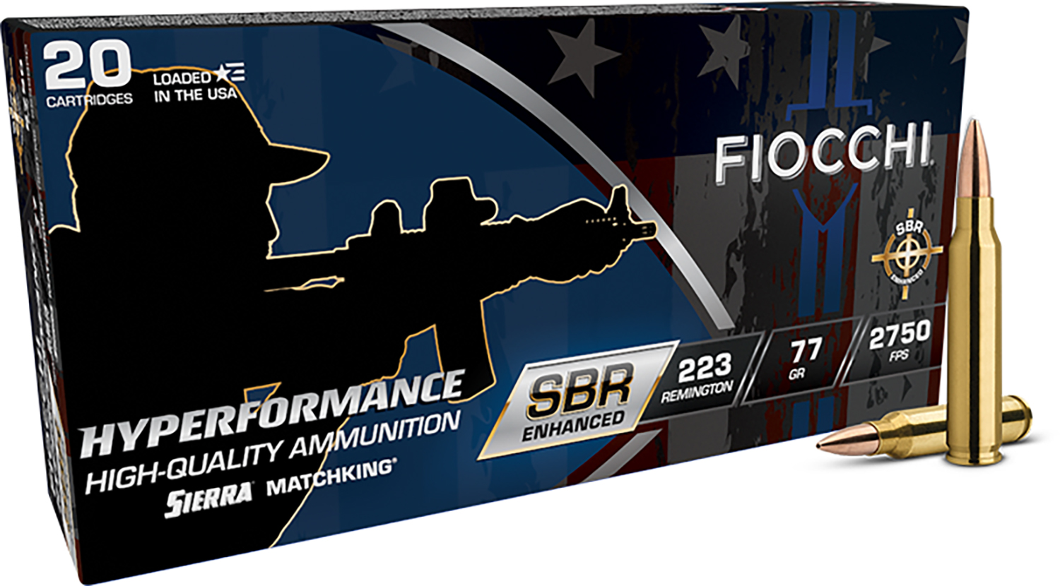 cchi .223 Remington 77 Gr BTHP Ammo