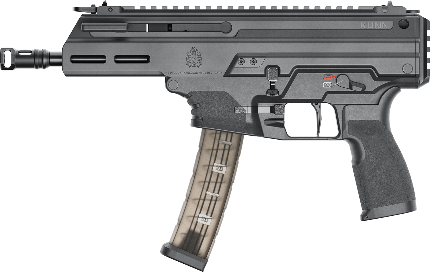 Springfield Kuna 40 SW Pistol – Hard-Hitting Range Performer 5 Springfield Kuna 40 SW pistol detail