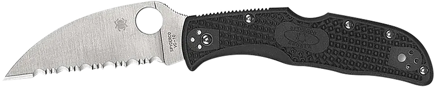 Spyderco C243FPWCBK Endela SL/PL Black FRN Wharncliffe Blade Knife