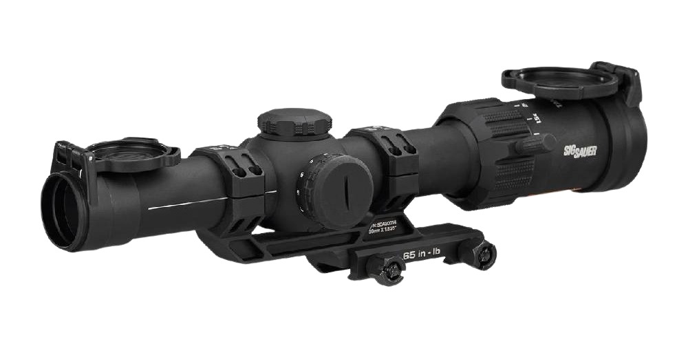 Sig Sauer Electro-Optics SOTM61003 Tango-MSR  Black 1-6x24mm, 30mm Tube Illuminated Hellfire Reticle