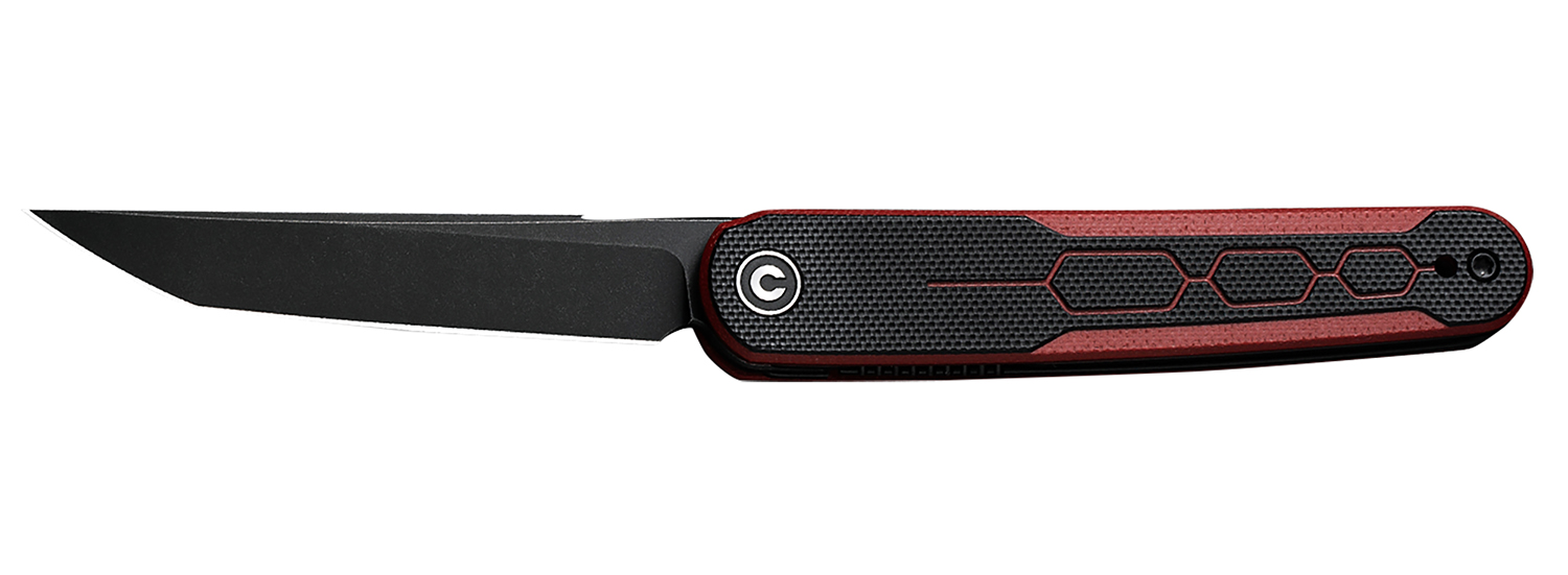 CIVIVI C230151 Kwaiq Knife 2.97" Burgundy-Black Stonewash Blade