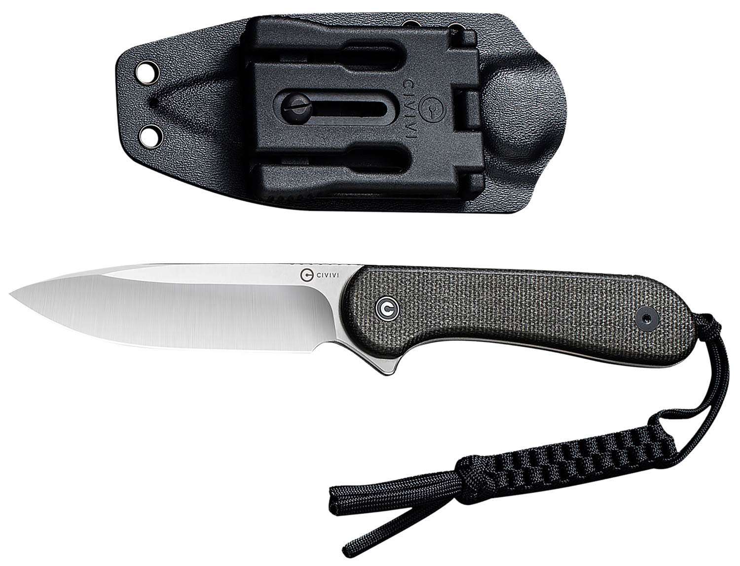 Civivi C2105B Elementum 3.98" D2 Steel Blade, Green Micarta Handle