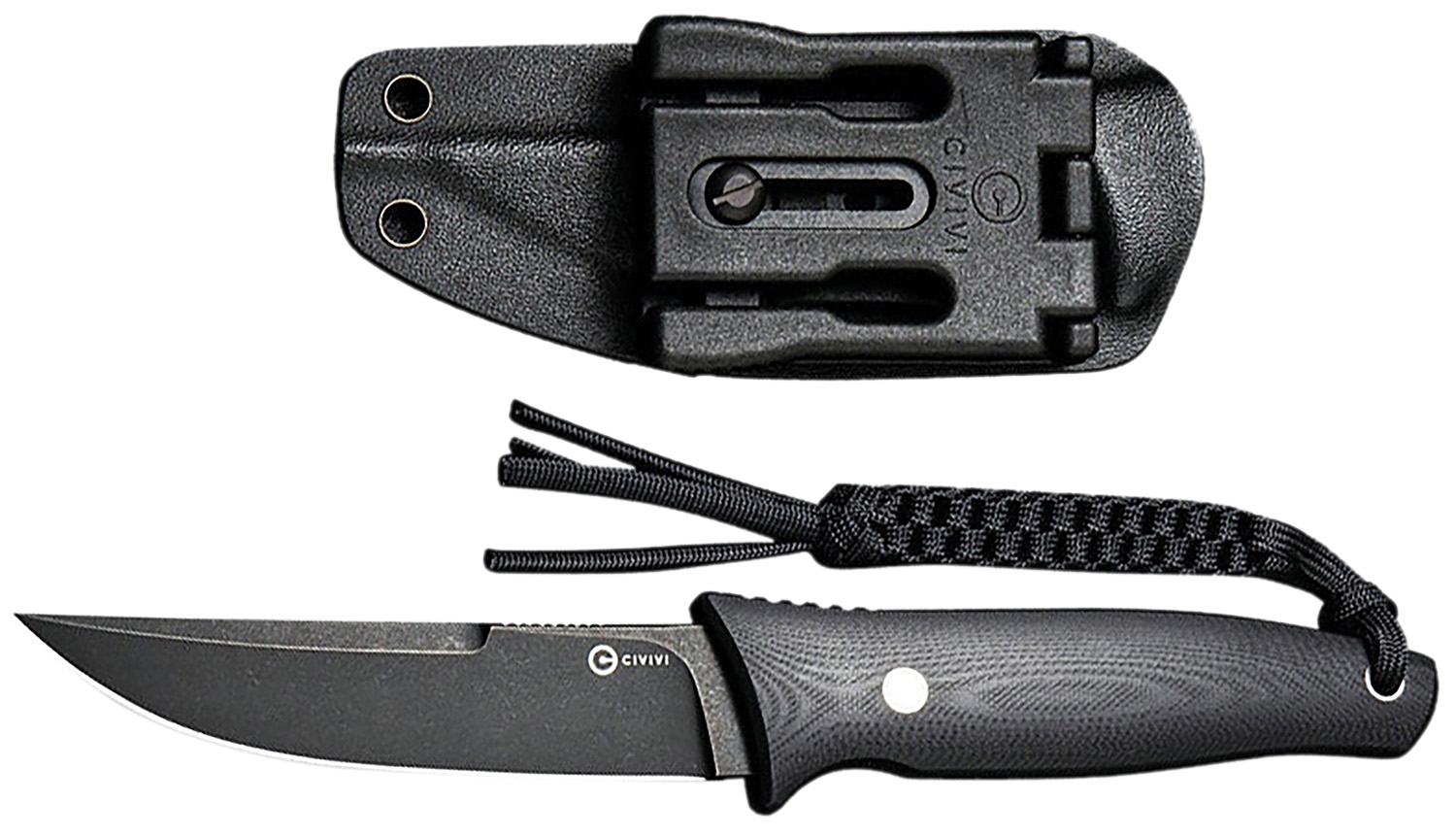 Civivi C19046-3 Tamashii 4.07" D2 Steel Fixed Blade Knife, G10 Handle