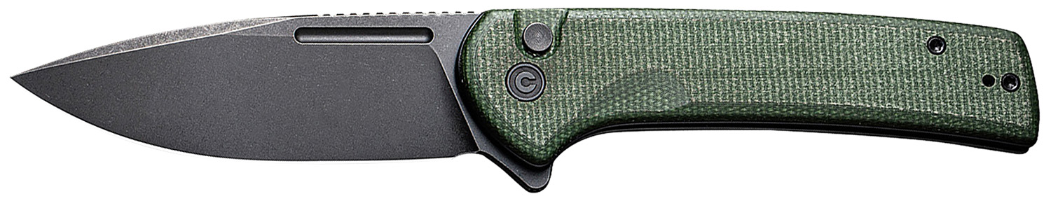 Civivi Knife Conspirator 3.4" Green Micarta/Black Stoash C210062