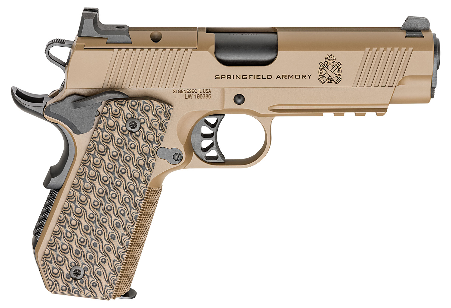 Springfield Armory PC9127LRCB-CCAOS 1911 TRP AOS 9mm 4.25" Coyote Pistol - Springfield Armory - 9mm