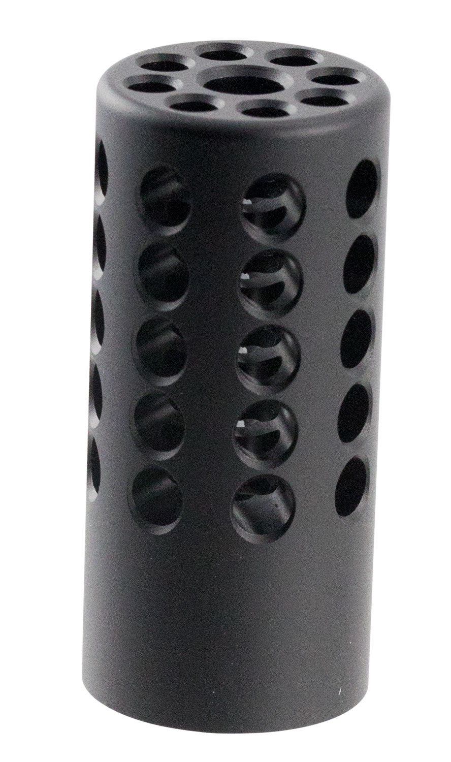 Tactical Solutions 1022CMPMB X-Ring Compensator Black Matte Aluminum with 1/2-28 tpi Threads .920 Diameter for 22 LR Ruger 10/22