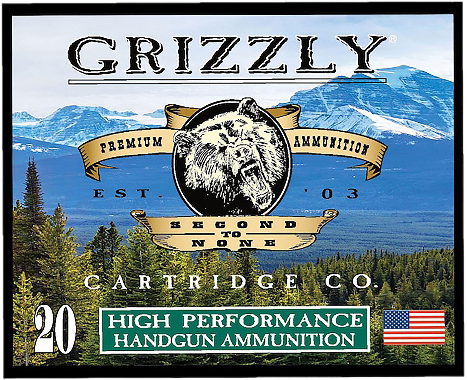 Grizzly Ammo GC38SP9 38Special 148gr Full Metal Jacket Flat Point 20 P...