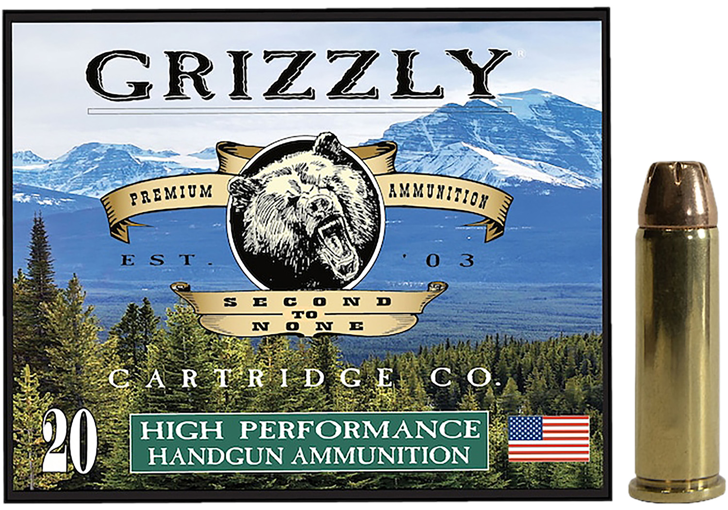 Grizzly GC38SP+P3 38 Special+P 148gr JHP Ammo 20/Box