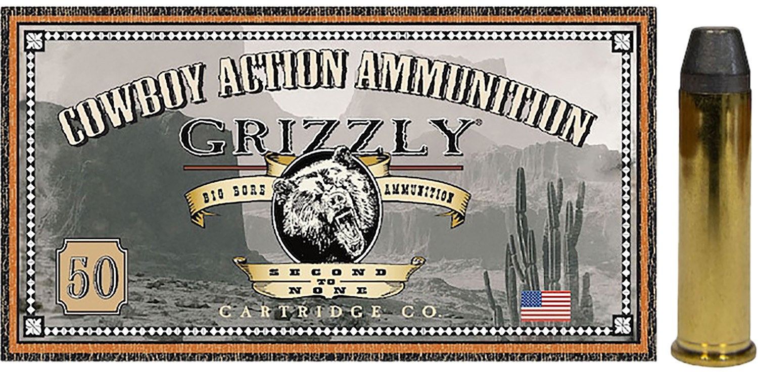 Grizzly Ammo GC357M8 357Mag 158gr Round Nose Flat Point 50 Per Box-10 ... - GRIZZLY - ROUND NOSE FLAT POINT