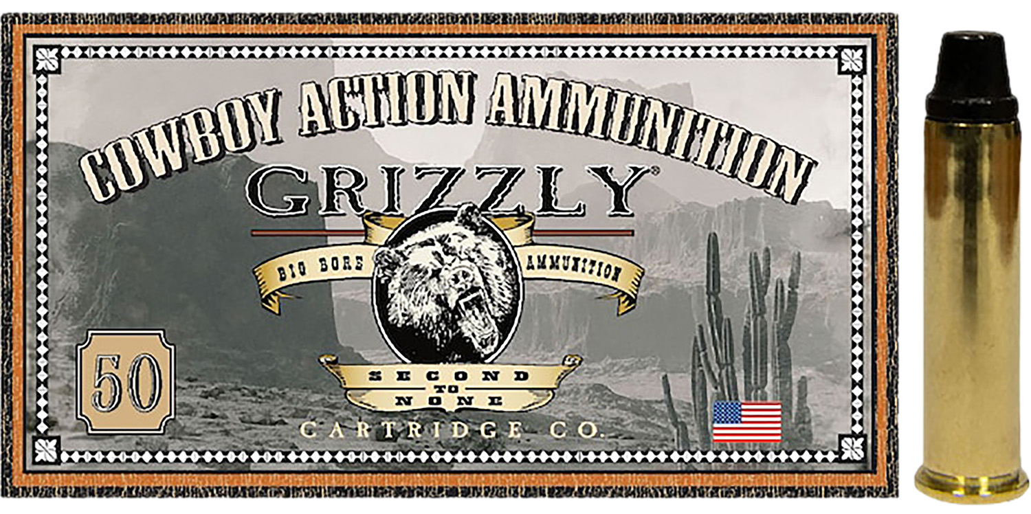 Grizzly Ammo GC357M2 357Mag 158gr Semi Wad-Cutter 50 Per Box-10 Case - GRIZZLY - SEMI WAD-CUTTER