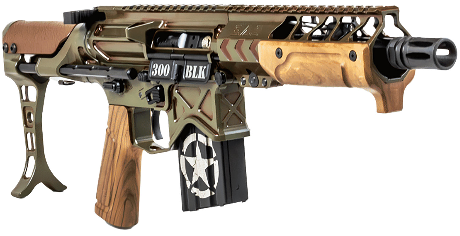 Battle Arms Tanker 300 BLK 7.5in Pistol — Superb WWII Themed Walnut Build 3 Battle Arms Tanker 300 BLK 7.5in Pistol — Superb WWII Themed Walnut Build - Image 3