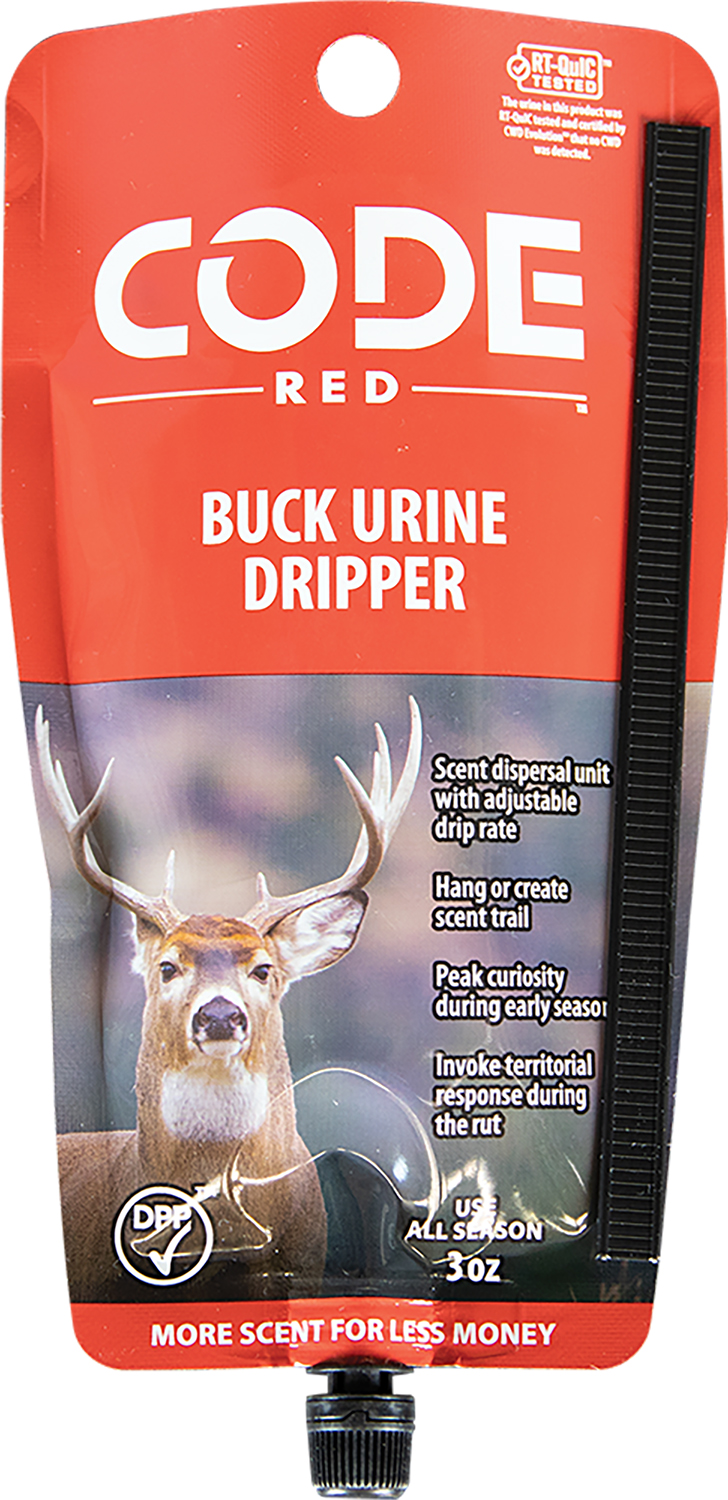 Code Blue OA1423 Buck Urine Deer 3 oz Dripper - Code Blue - DEER