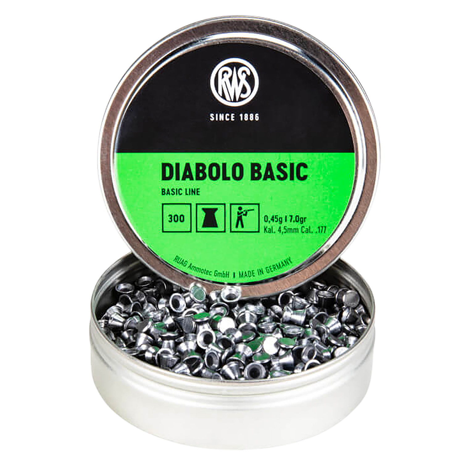 Umarex RWS Diabolo Airgun Pellets .177 cal 300/ct