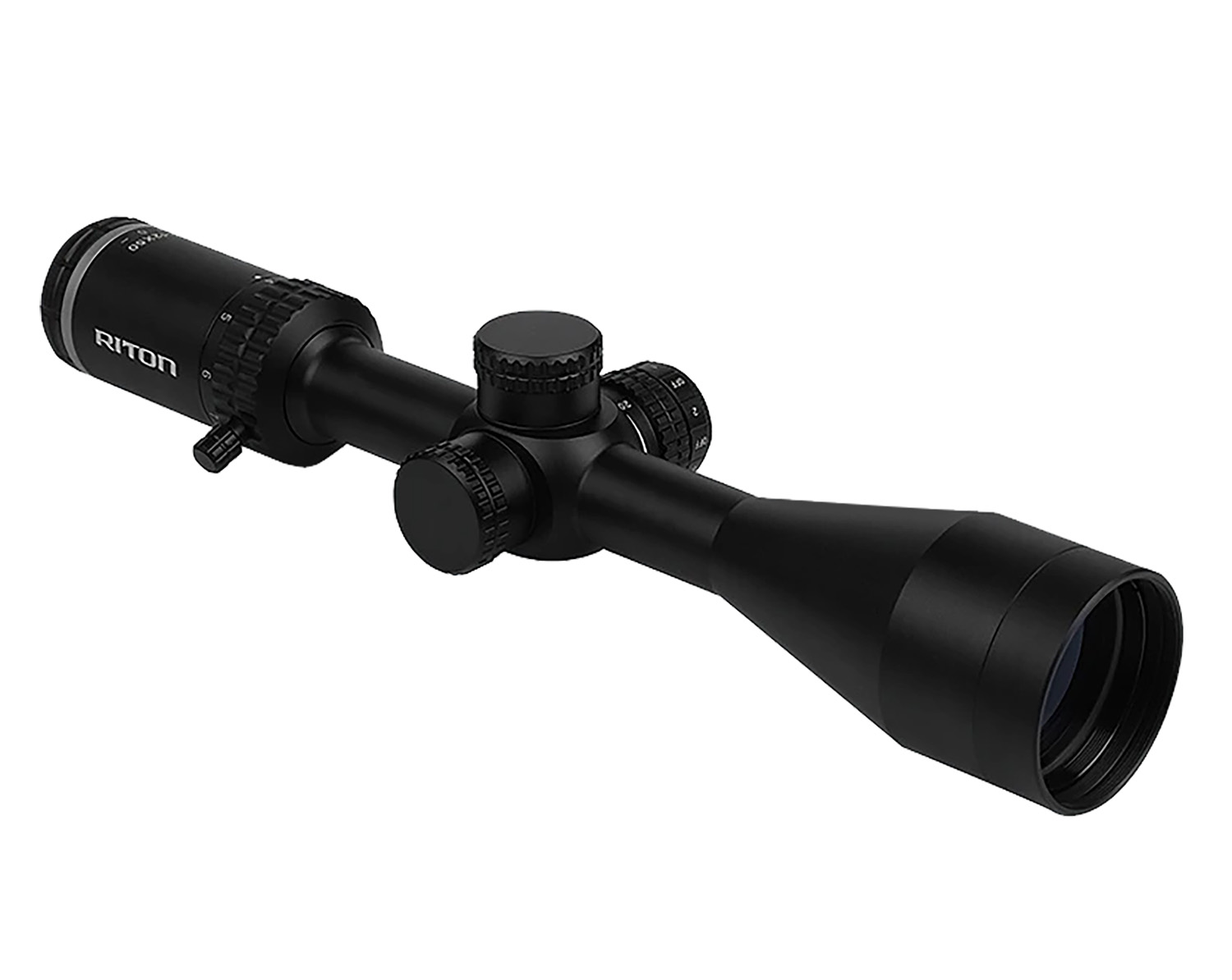Riton Optics 1P412ASI23 1 Primal Black 4-12X 50mm 1" Tube Illuminated RDH Reticle