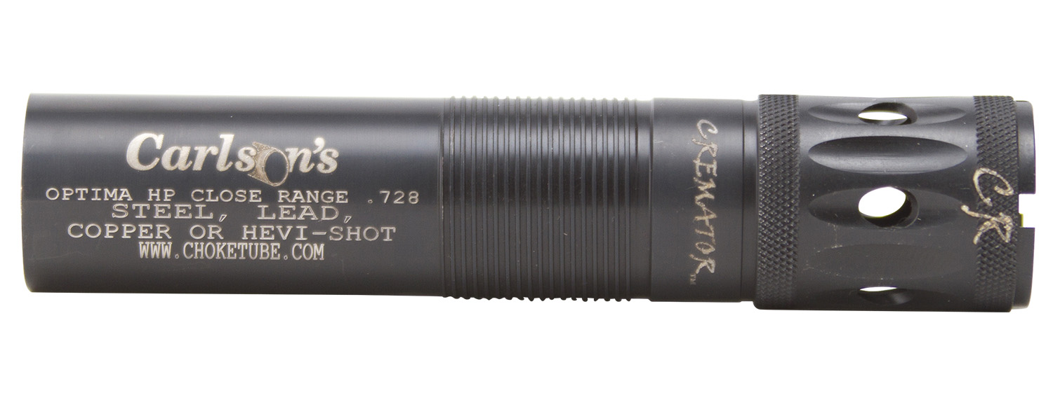 Carlson's Choke Tubes 11563 Cremator Beretta Optima HP 12 Gauge Close Range Ported Steel