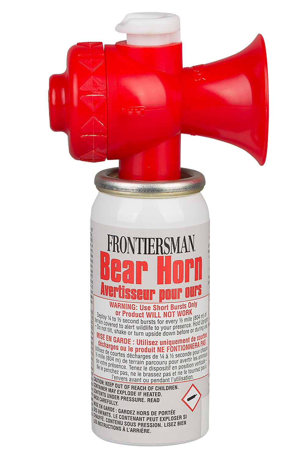 Sabre Frontiersman F-LH-01 Bear Horn 115 dB Compact On/Off Locking Top - Sabre - 0.50 OZ