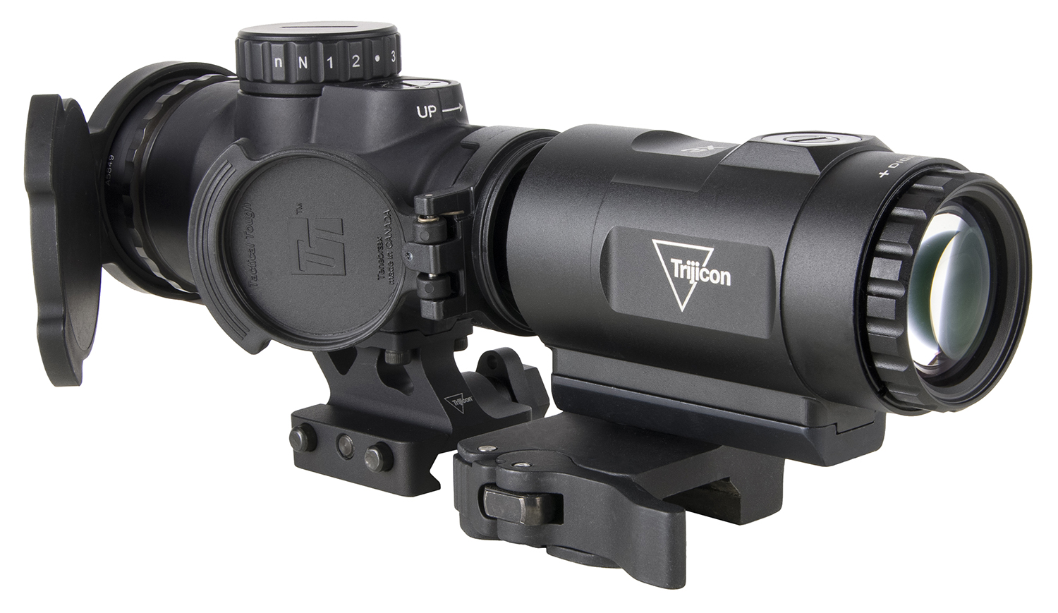 Trijicon MRO SD Red Dot 3x Magnifier Combo Superb Optic System 5 Trijicon MRO SD Red Dot 3x Magnifier Combo angle view