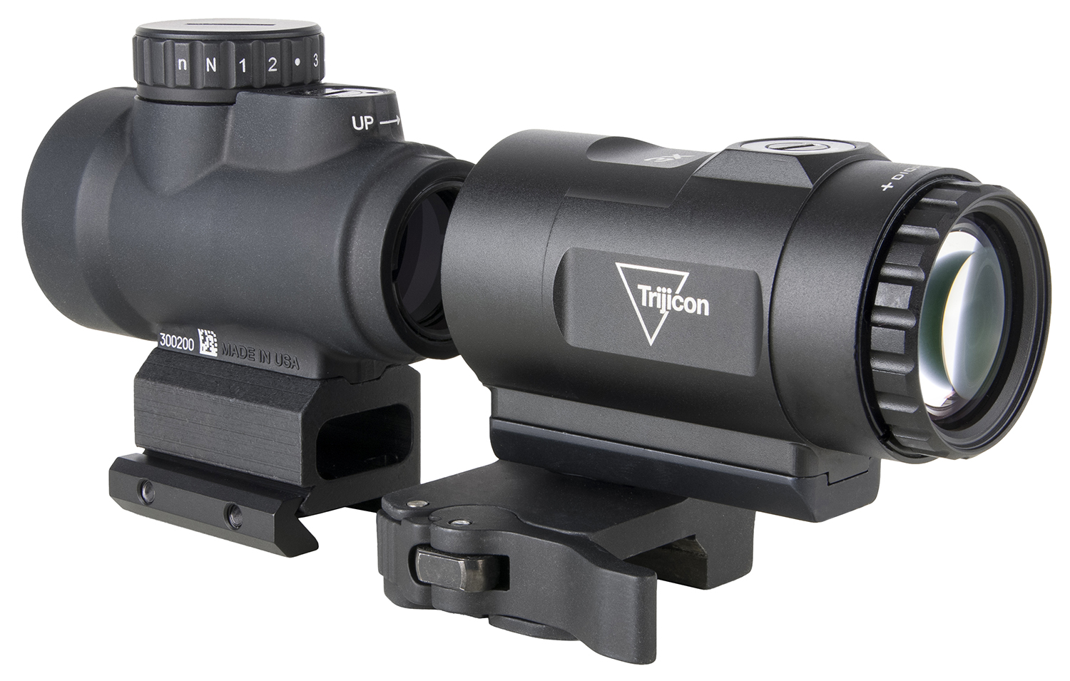 Trijicon MRO SD Patrol 3x Magnifier Combo Proven Duty System 6 Trijicon MRO SD Patrol 3x Magnifier Combo side view