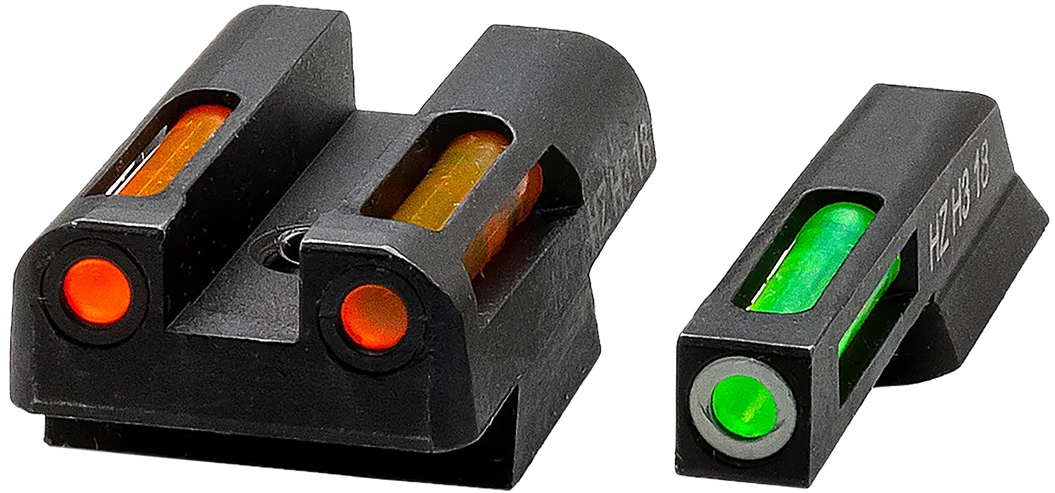 Hi-Viz CZN421 LightWave H3 Night Sights, Green/Orange, Tritium/Fiber Optic - Hi-Viz