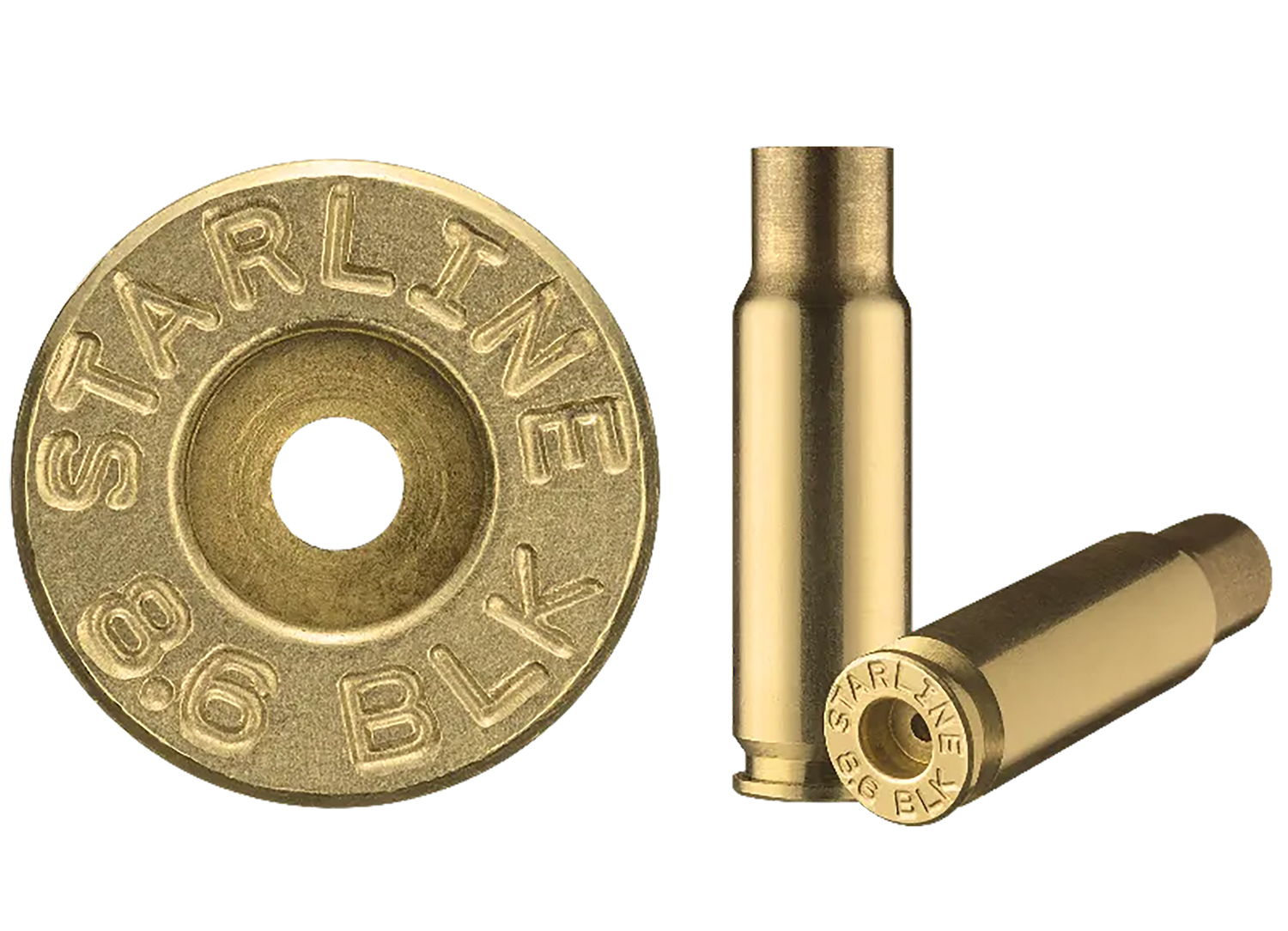 STAR 8.6BLKEUP-50 UNP BRASS 8.6 BLACKOUT - STAR - BRASS