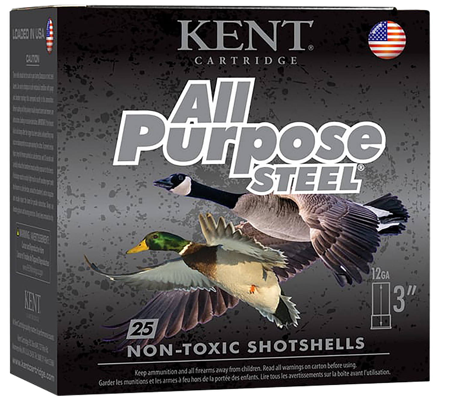 Kent Cartridge AP123S36-2 12Gauge 3” 1 1/4oz 2Shot 25 Per Box/10 Case
