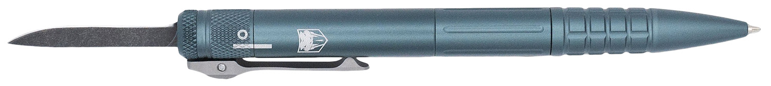 CobraTec Knives CNCOTFPGRYGEN2 Tactical Pen Gen II Gray Aluminum D2 Steel Blade, Includes Pocket Clip - CobraTec Knives for sale at TheGunDock