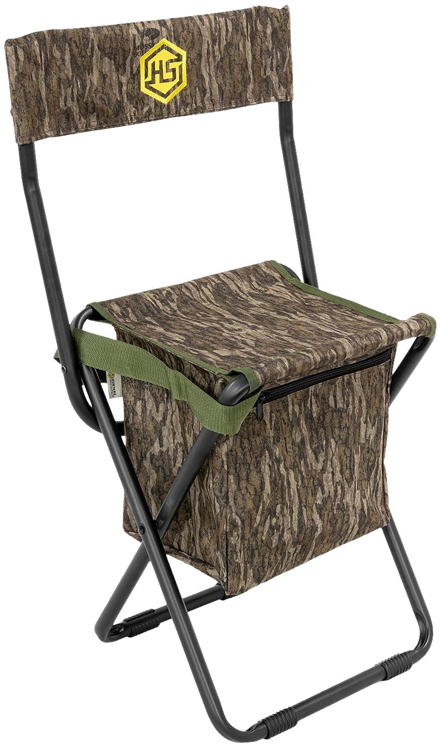Hunters Specialties Camo DoveChair with Back Mossy Oak New Bottomland