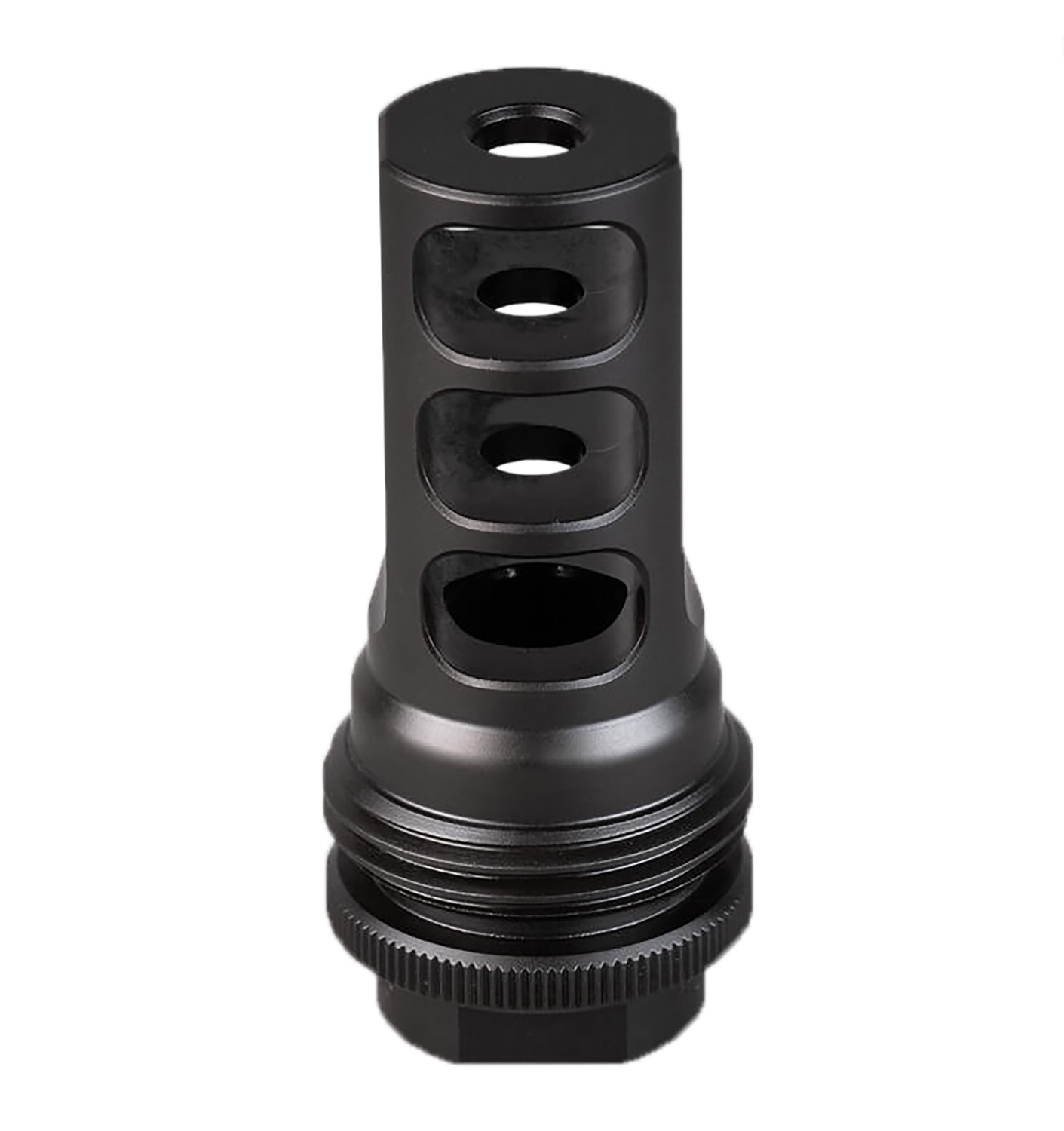 SilencerCo AC1961 ASR Muzzle Brake Black Nitride 11/16"X24 Threads 458 Cal