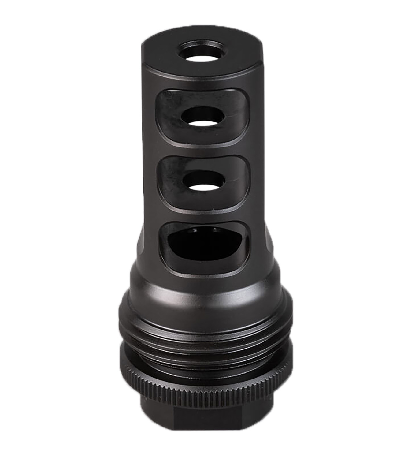 SilencerCo AC2631 ASR Muzzle Brake Black Nitride 3/4"x24 Threads 458 Cal - SILENCERCO - ASR